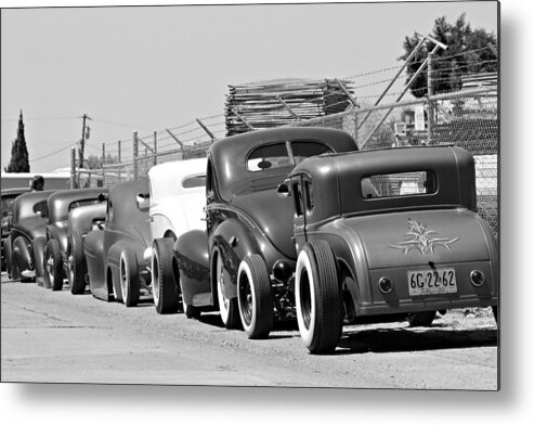 Hot Rods Metal Print featuring the photograph Low Row by Steve Natale