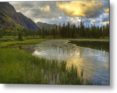 Colorado Metal Print featuring the photograph Lower Ice Lake by Alan Vance Ley