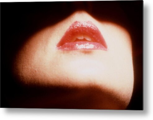 Lips Metal Print featuring the photograph Luscious by Steven Huszar