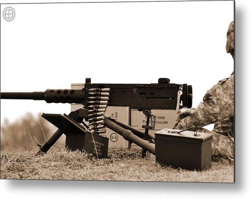 Browning Metal Print featuring the photograph M2hb by Jorge Estrada