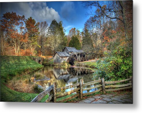Mabry Mill Metal Print featuring the photograph Mabry Mill by Jaki Miller