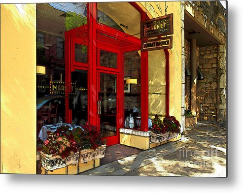 Market Metal Print featuring the photograph Main Street Market by James Eddy