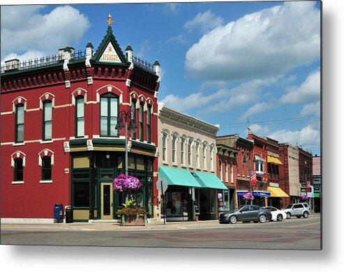 Tranquility Metal Print featuring the photograph Main Street Usa by Bruce Leighty