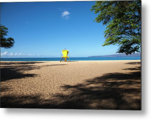 Tranquility Metal Print featuring the photograph Makena Beach, Maui, Hawaii by Peter Gridley