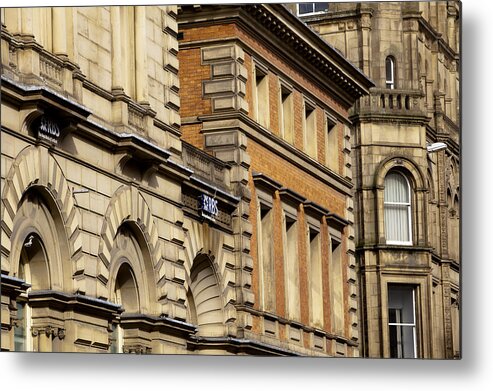 Manchester Metal Print featuring the photograph Manchester Architecture 1 by Laura Tucker