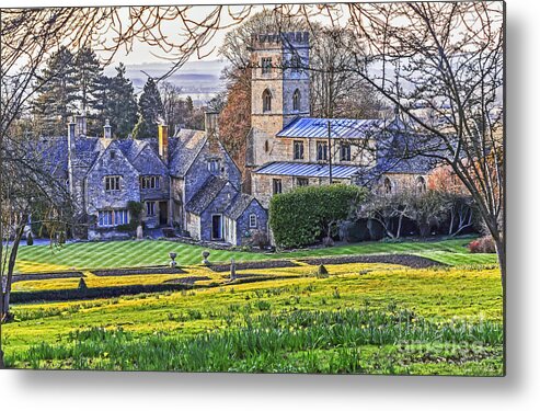 Travel Metal Print featuring the photograph Manor House by Elvis Vaughn