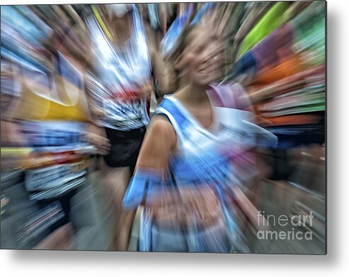 Marathon Metal Print featuring the photograph Marathon Abstract 2 by Julian Eales