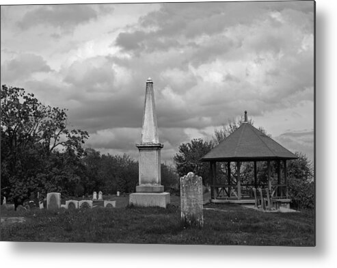Marblehead Metal Print featuring the photograph Marblehead Old Burial Hill Cemetery by Toby McGuire