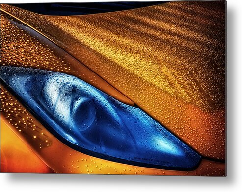 Exotic Metal Print featuring the photograph McLaren Dew by Michael White