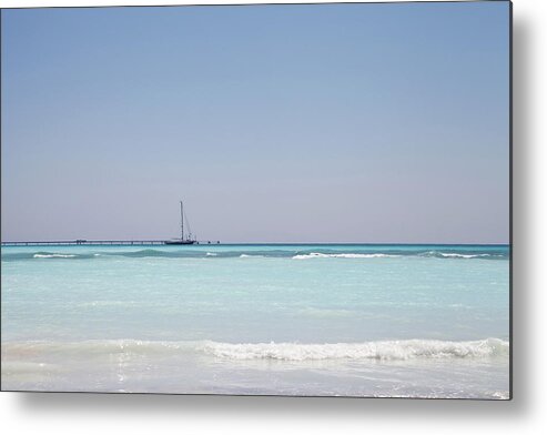 Water's Edge Metal Print featuring the photograph Mediterranean Sea by Cnicbc