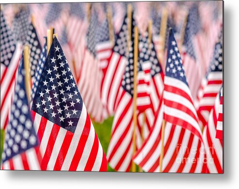 Usa Metal Print featuring the photograph Memorial Day by Mike Ste Marie