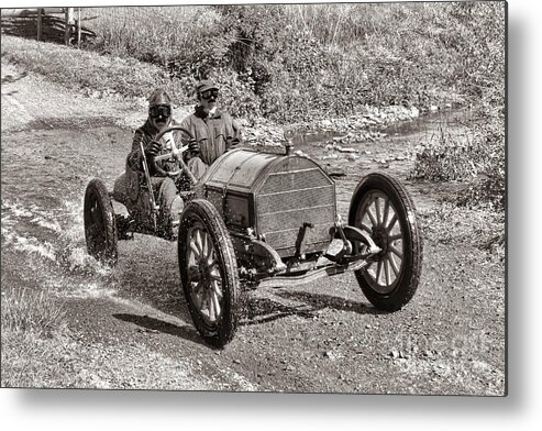1912 Metal Print featuring the photograph Mercer Raceabout by Olivier Le Queinec