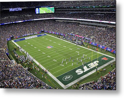 Metlife Stadium Metal Print featuring the photograph MetLife Stadium 4 by Allen Beatty