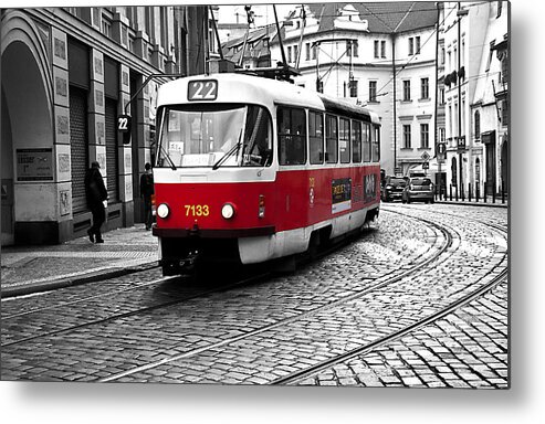 Prague Metal Print featuring the photograph Metro by Ryan Wyckoff