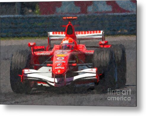 Clarence Holmes Metal Print featuring the photograph Michael Schumacher Canadian Grand Prix I by Clarence Holmes