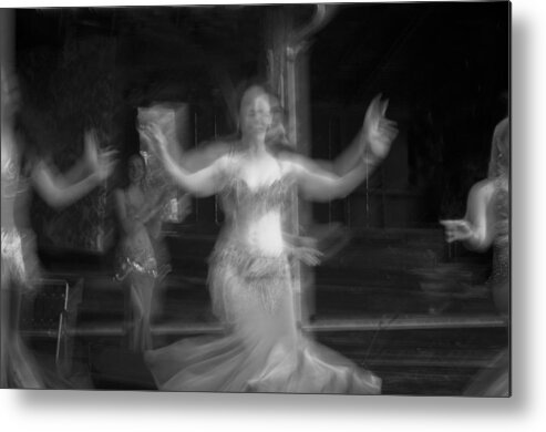 Belly Dancing Metal Print featuring the photograph MidEastern Dancing 7 by Catherine Sobredo