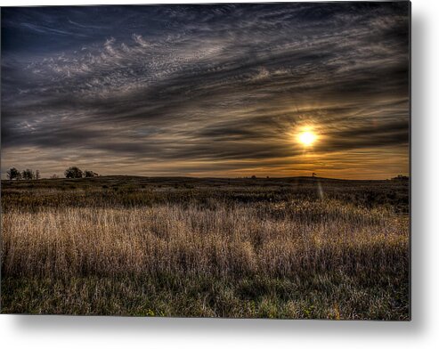 Jeff Metal Print featuring the photograph Midwest Sunrise by Jeff Burton