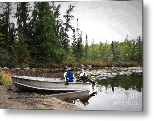 Lake Metal Print featuring the photograph Minnesota Retreat by Lori Dobbs