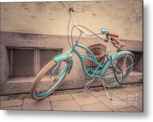 Antique Metal Print featuring the photograph modern retro III by Hannes Cmarits