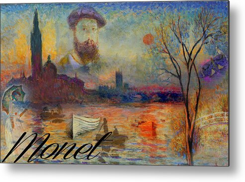 Monet Metal Print featuring the photograph Monet-esque by Greg Sharpe