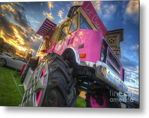 Yhun Suarez Metal Print featuring the photograph Monster Ice Cream Truck by Yhun Suarez