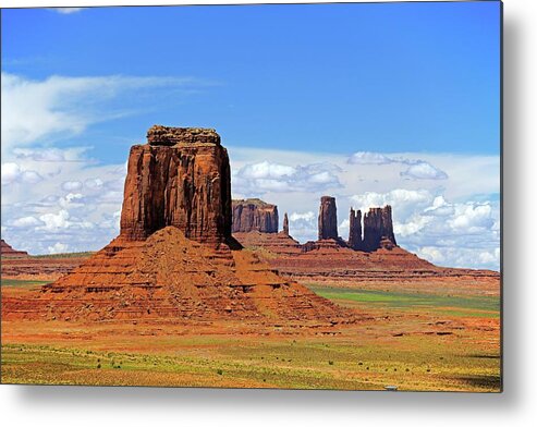 Environment Metal Print featuring the photograph Monument Valley Buttes by Bildagentur-online/mcphoto-schulz