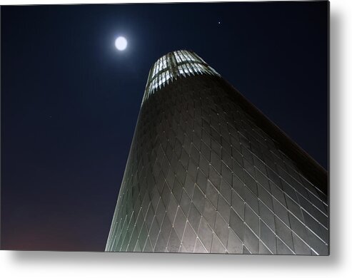 Tacoma Metal Print featuring the photograph Moon Gazing from Museum by Tikvah's Hope