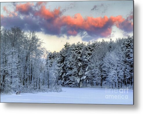 Maine Metal Print featuring the photograph Morning Has Broken by Brenda Giasson