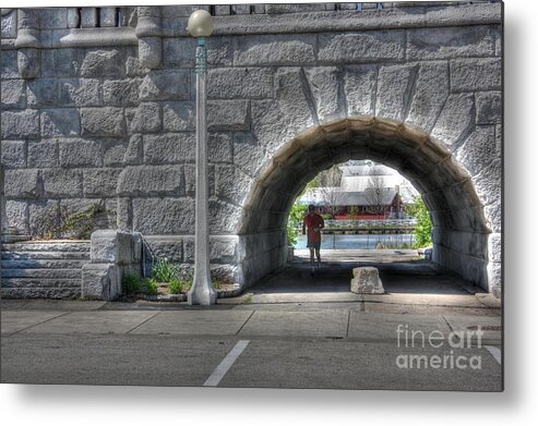 Hdr Metal Print featuring the photograph Morning Jog by David Bearden