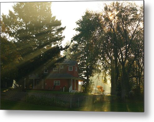 Morning Metal Print featuring the photograph Morning rays by Lynn Hopwood