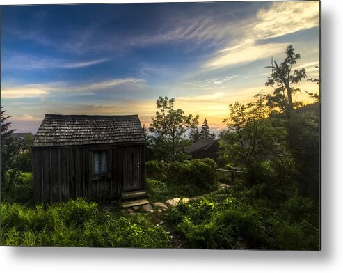 Appalachia Metal Print featuring the photograph Morning Sky Over Mt. LeConte by Debra and Dave Vanderlaan