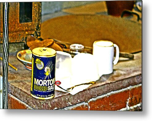 Barbeques Metal Print featuring the photograph Morton Salt by Joseph Coulombe