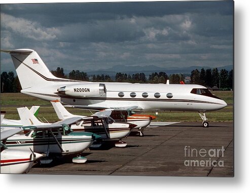 Airplanes Metal Print featuring the photograph Mother Hen by James B Toy