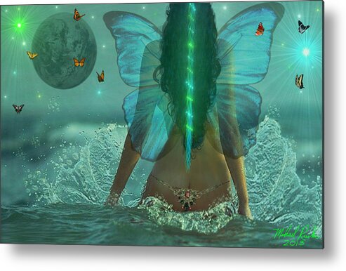 Mother Nature Metal Print featuring the digital art Mother Nature by Michael Rucker