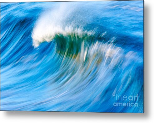 Wave Metal Print featuring the photograph Motion Captured by Paul Topp