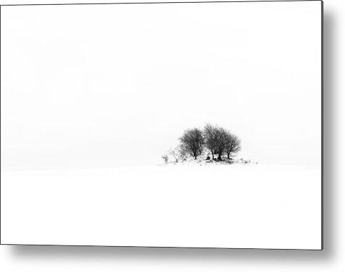 B & W Metal Print featuring the photograph Mound by Gert Lavsen