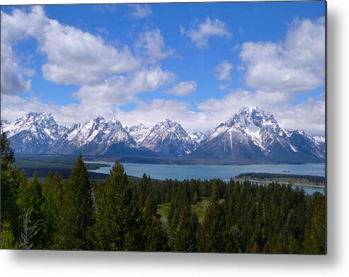 Tetons Metal Print featuring the photograph Mount Moran by Jon Emery