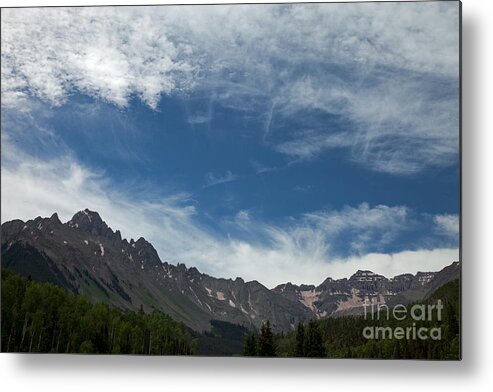 Colorado Metal Print featuring the photograph Mount Sneffels Range from East Dallas Creek by Fred Stearns