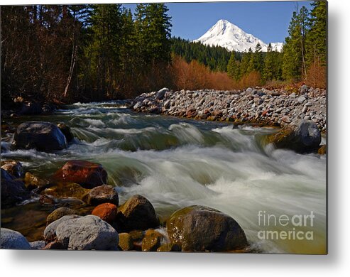 Pacific Metal Print featuring the photograph Mt. Hood Landscape by Nick Boren