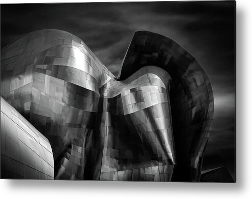 Disney Concert Hall Metal Print featuring the photograph Museum Of Pop Culture, Seattle by Gary E. Karcz