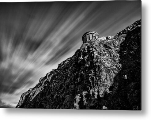 Ireland Metal Print featuring the photograph Mussenden Temple - On the Edge by Nigel R Bell
