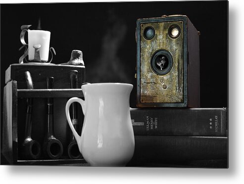 Coffee Metal Print featuring the photograph My Favorite Things. by Maru Lee