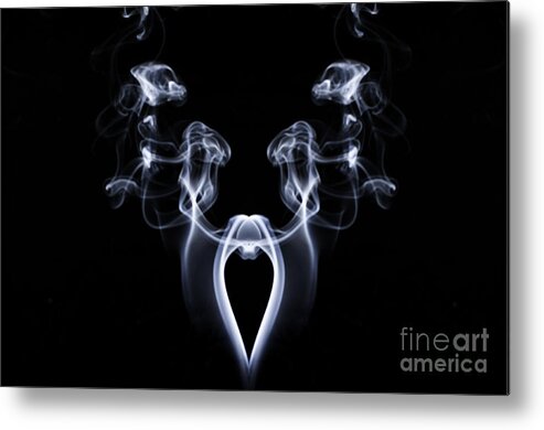 Heart Metal Print featuring the photograph My Smoking Heart by Steve Purnell