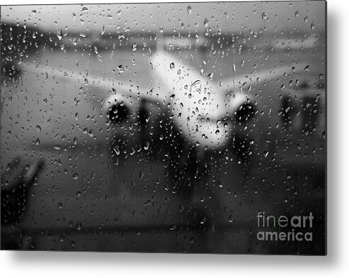 Narita Metal Print featuring the photograph Narita Goodbyes by Dean Harte