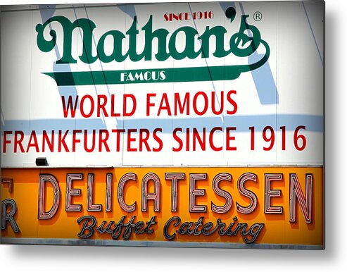 Dogs Metal Print featuring the photograph Nathan's Sign by Valentino Visentini
