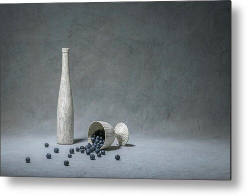 Blueberry Metal Print featuring the photograph Nature & Culture by Christophe Verot