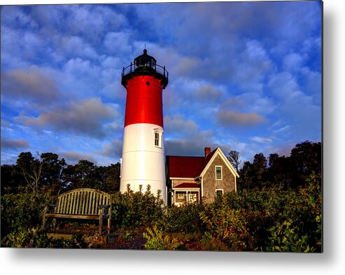Nauset Lighthouse Metal Print featuring the photograph Nauset Beach Light by Jean Hutchison