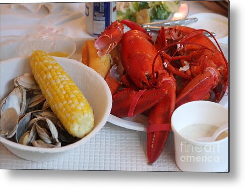Clambake Metal Print featuring the photograph New England Clambake by Jayne Carney