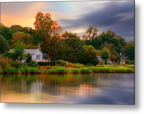 Rhodeisland Metal Print featuring the photograph New England Setting by Lourry Legarde