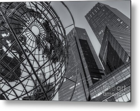 Clarence Holmes Metal Print featuring the photograph New York City Columbus Circle Landmarks II by Clarence Holmes